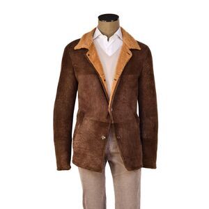 Hettabretz Suede Curly Shearling Coat
